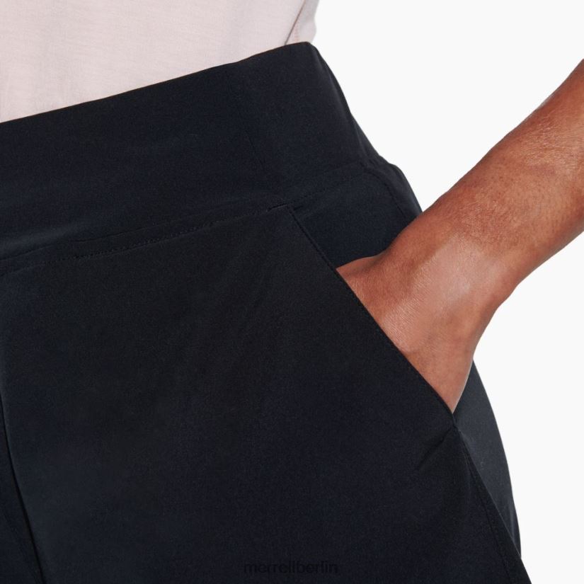 Frauen Merrell Schwarz Sierra kurz Kleidung PTTR4P1245