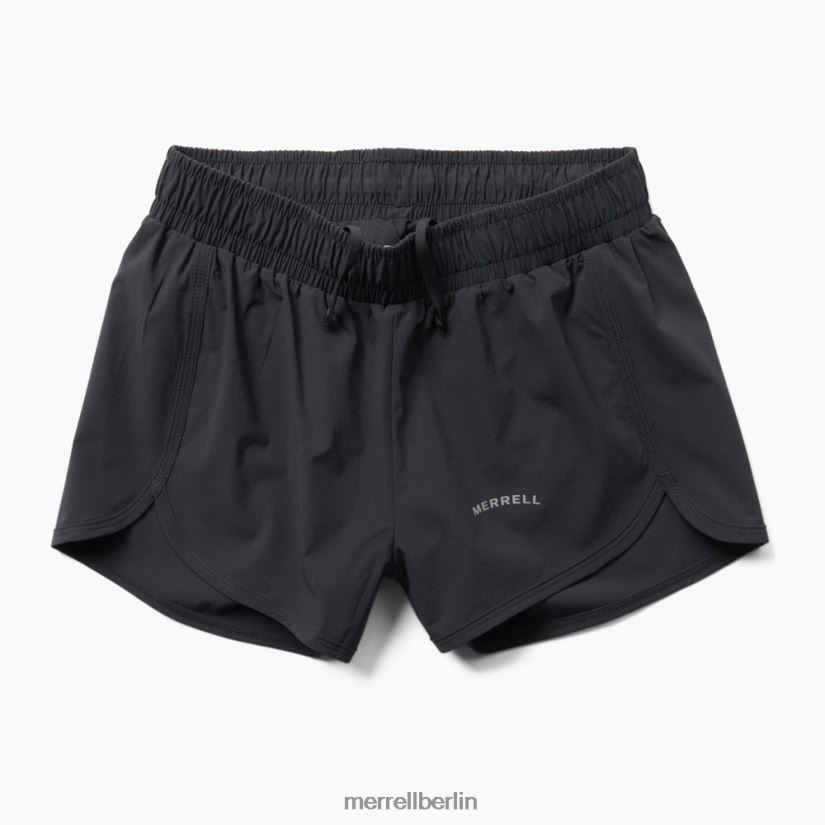 Frauen Merrell Schwarz Trailrunning kurz Kleidung PTTR4P1117