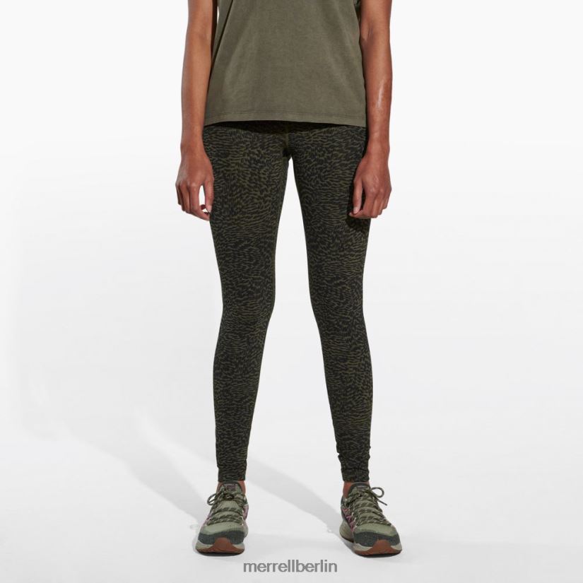 Frauen Merrell staubiger olivfarbener Mini-Camouflage-Druck Bewegen Sie sich jemals eng Kleidung PTTR4P1022