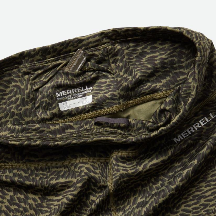 Frauen Merrell staubiger olivfarbener Mini-Camouflage-Druck Bewegen Sie sich jemals eng Kleidung PTTR4P1022
