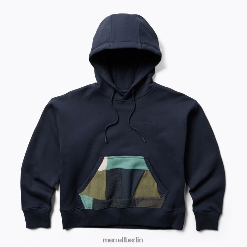 Frauen Merrell Marine Scrap-Pullover-Kapuzenpullover Kleidung PTTR4P1240
