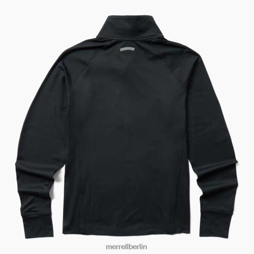 Frauen Merrell Schwarz Trailrunning-Midlayer Kleidung PTTR4P1334