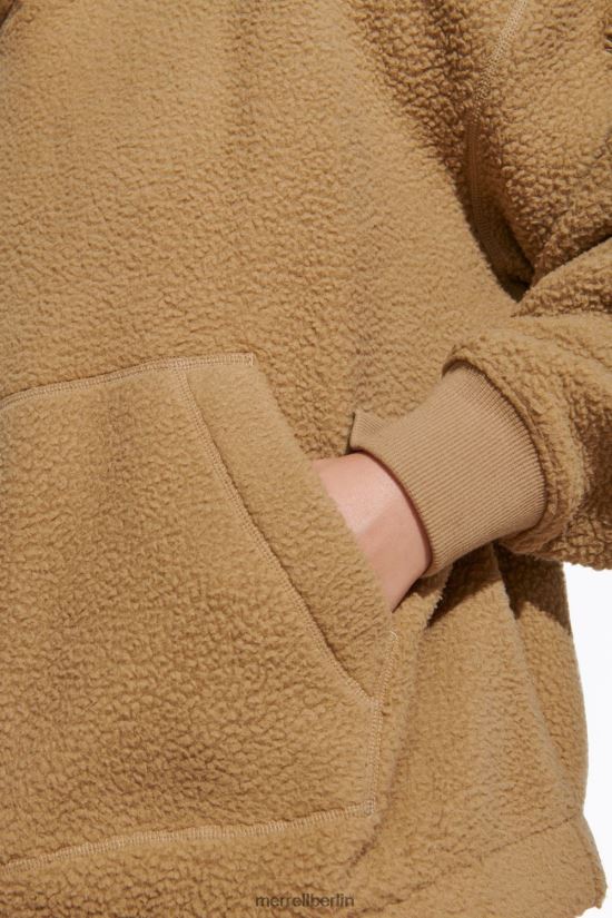 Frauen Merrell Seetang Sherpa-Kapuzenpullover Kleidung PTTR4P1014