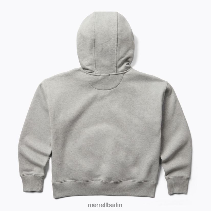 Frauen Merrell graues Heidekraut Scrap-Pullover-Kapuzenpullover Kleidung PTTR4P1241