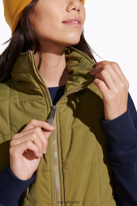 Frauen Merrell Martini-Olive Geländeisolierte Weste Kleidung PTTR4P1313