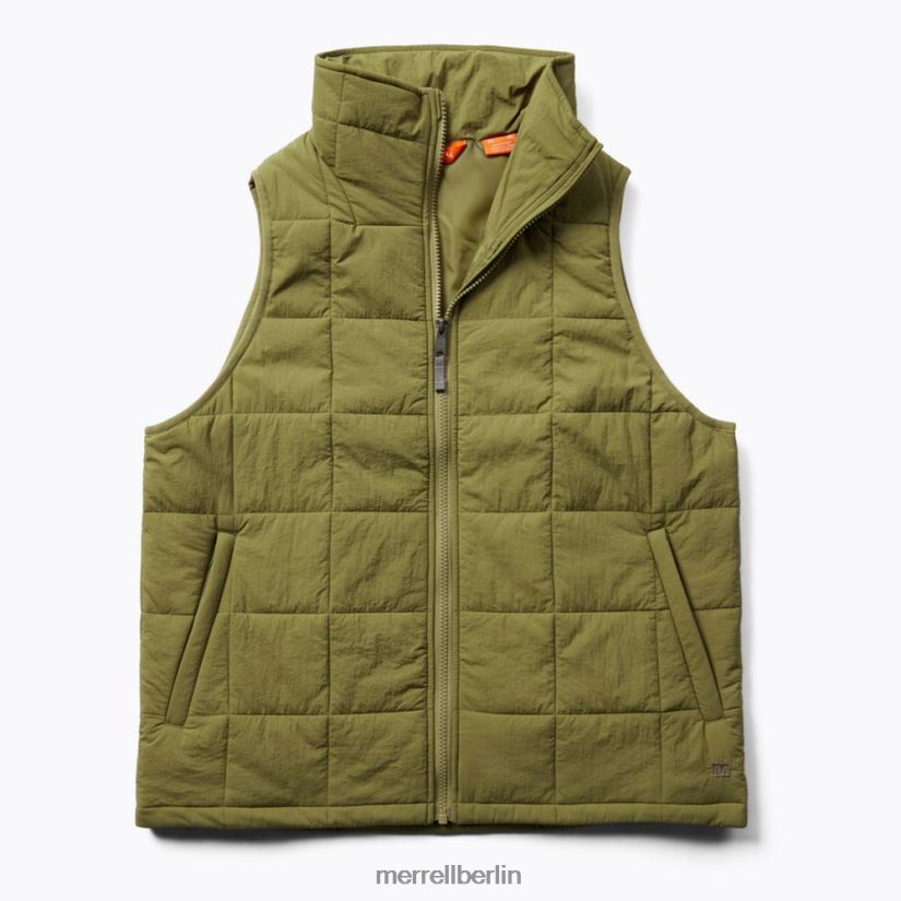 Frauen Merrell Martini-Olive Geländeisolierte Weste Kleidung PTTR4P1313