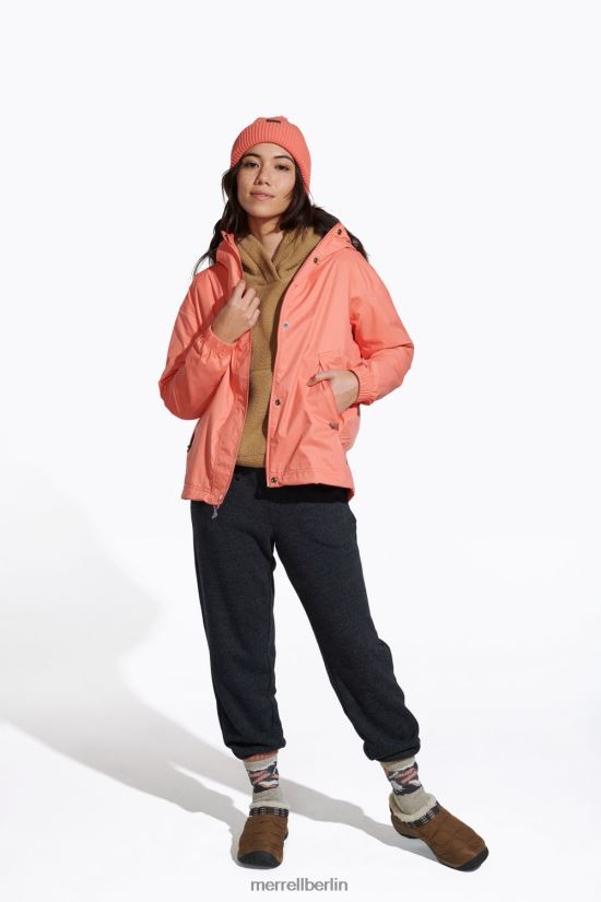 Frauen Merrell Pfirsichecho Fallon Regenjacke Kleidung PTTR4P1202