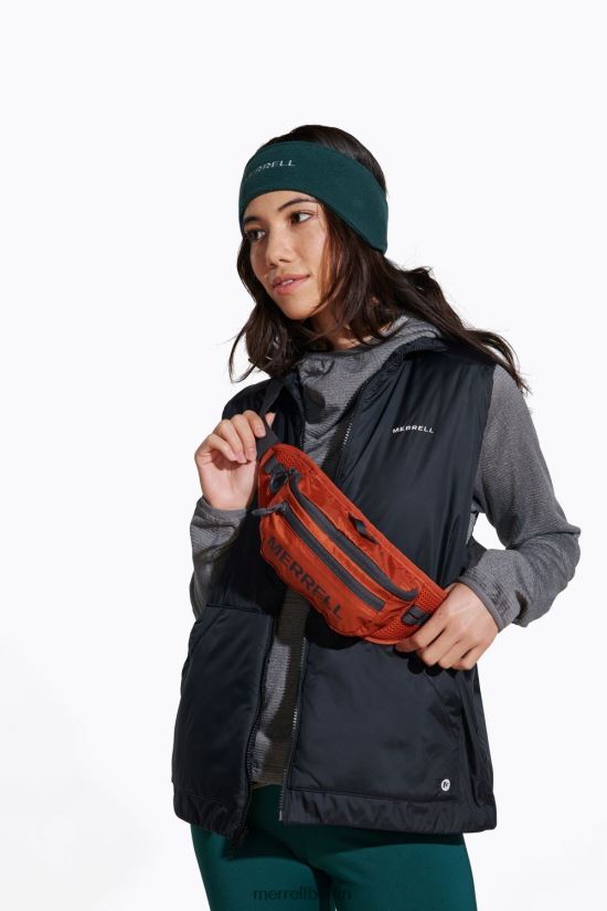 Frauen Merrell Schwarz Geotex-isolierte Weste Kleidung PTTR4P1290