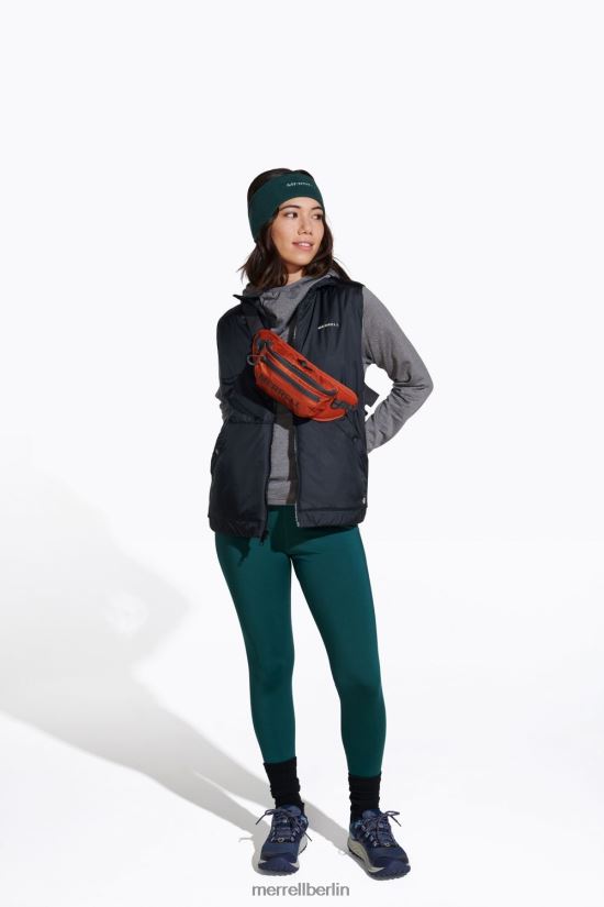 Frauen Merrell Schwarz Geotex-isolierte Weste Kleidung PTTR4P1290