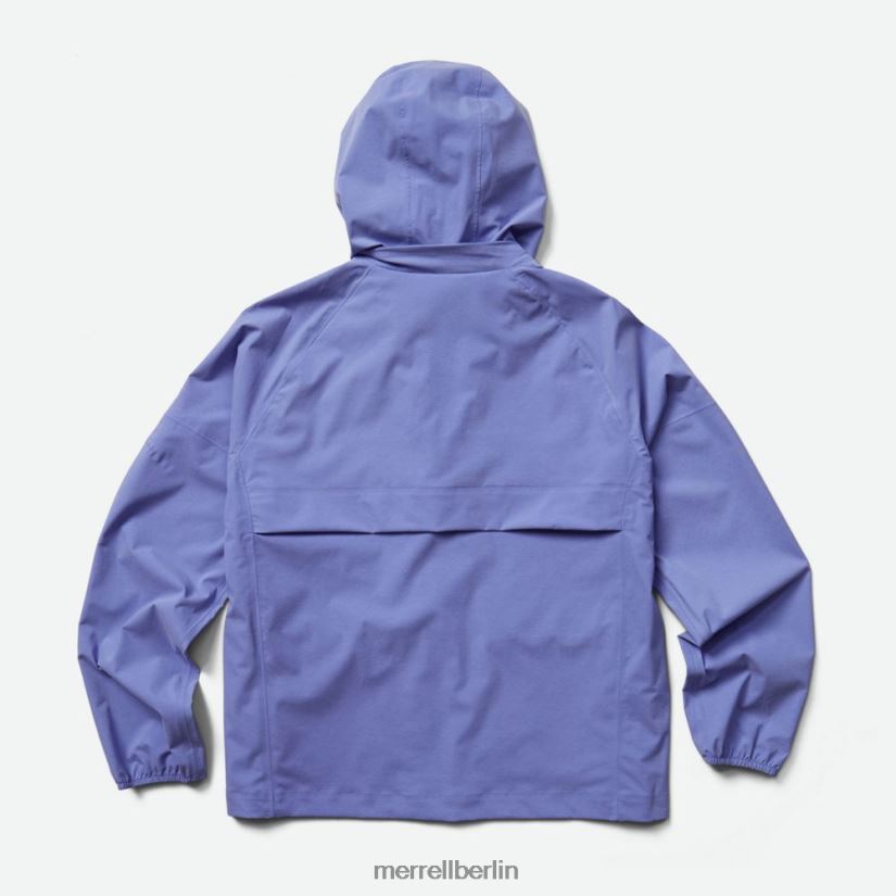 Frauen Merrell baja blaues Heidekraut Alpine packbare Regenhülle Kleidung PTTR4P1187