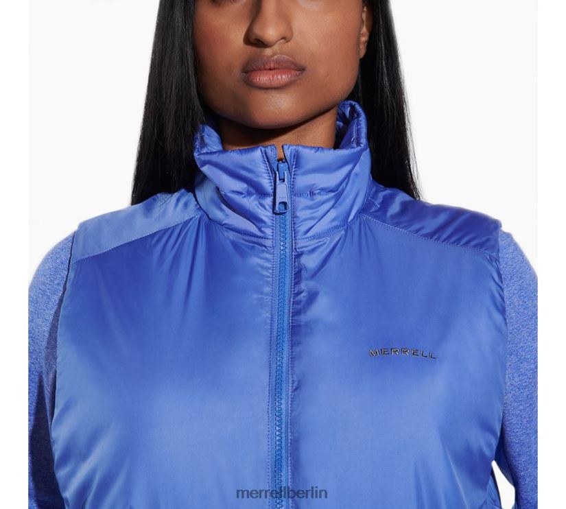 Frauen Merrell bajablau Geotex-isolierte Weste Kleidung PTTR4P1289