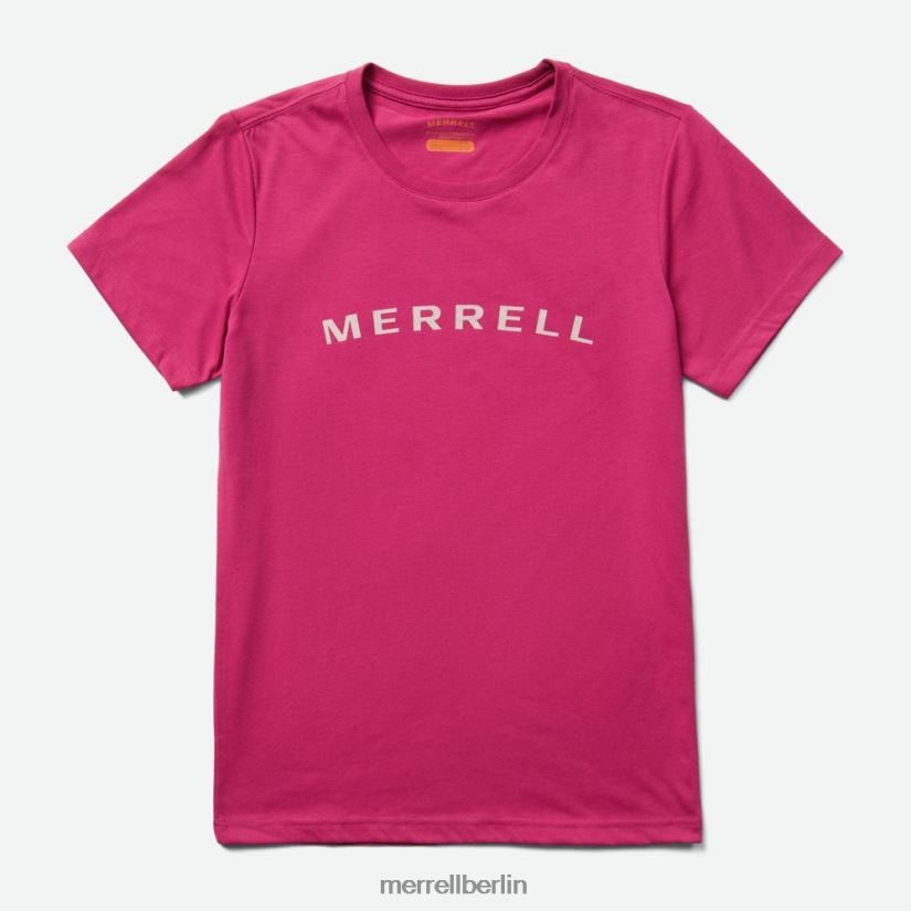 Frauen Merrell Kaktus Blume Kurzarm-T-Shirt mit Schriftzug Kleidung PTTR4P1300