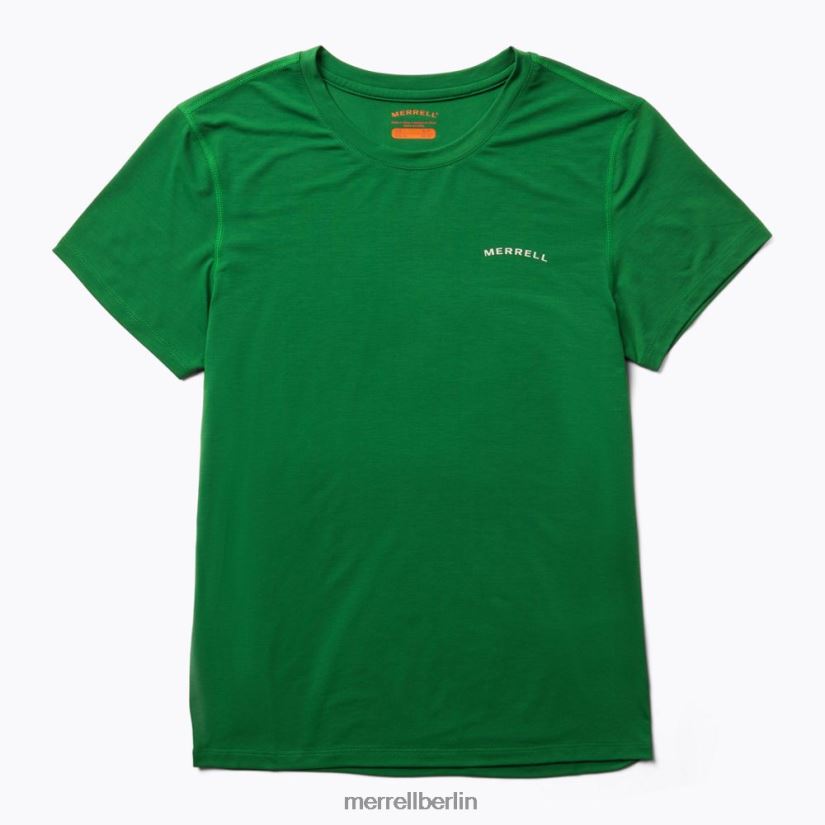 Frauen Merrell reichlich grün Alltags-T-Shirt mit Tencel Kleidung PTTR4P1001