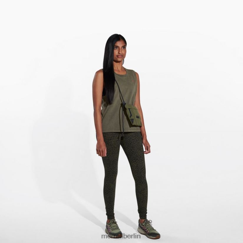 Frauen Merrell staubiges Oliv sonnenverbrannter Tank Kleidung PTTR4P1311