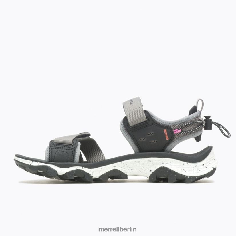 Frauen Merrell Holzkohle Speed-Fusion-Gurt Schuhe PTTR4P928