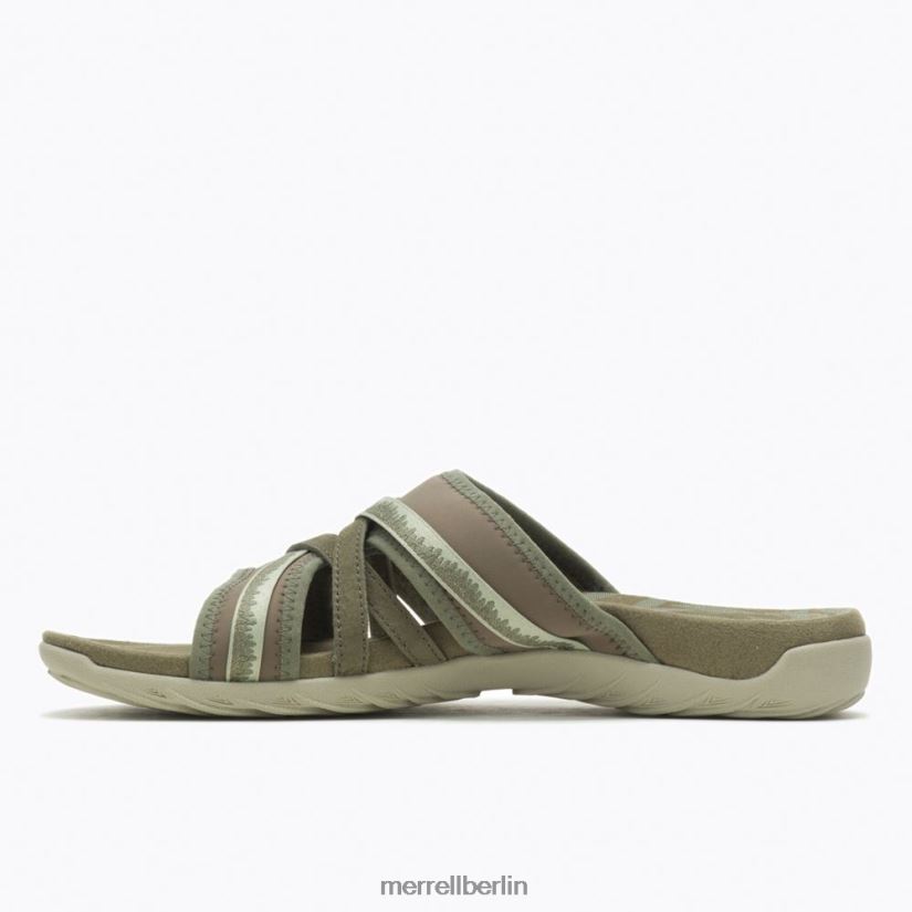 Frauen Merrell Olive Terran 3-Kissen-Rutsche Schuhe PTTR4P1071