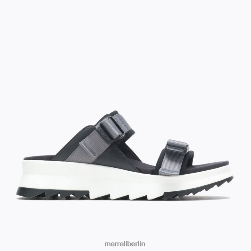 Frauen Merrell Schwarz Alpine Kissenrutsche Schuhe PTTR4P1079