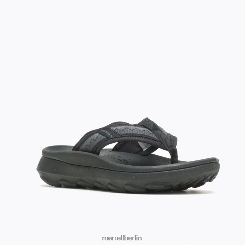 Frauen Merrell Schwarz Hütte Ultra Flip Schuhe PTTR4P934