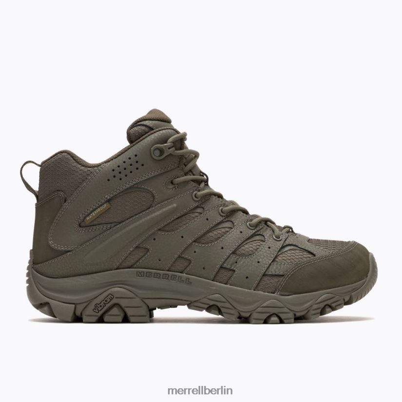 Frauen Merrell dunkles Oliv Moab 3 Mid taktisch wasserdicht Schuhe PTTR4P122