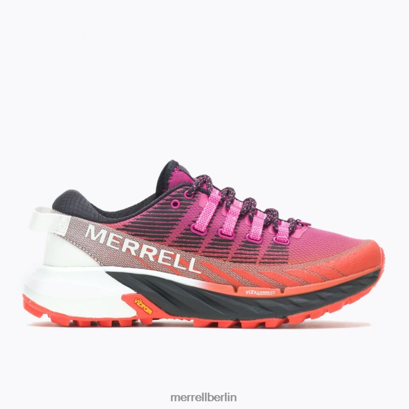 Frauen Merrell Fuchsia/Mandarine Beweglichkeitsspitze 4 Schuhe PTTR4P925