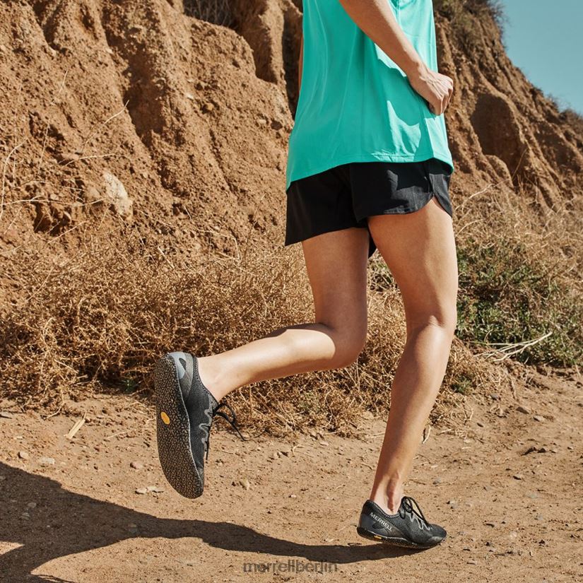 Frauen Merrell Schwarz Dampfhandschuh 5 Schuhe PTTR4P1175