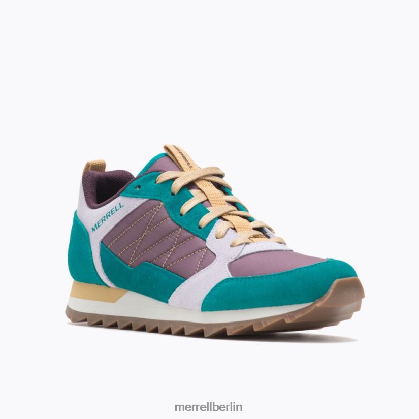 Frauen Merrell Burgunderrot/Blaugrün Alpin-Sneaker Schuhe PTTR4P850