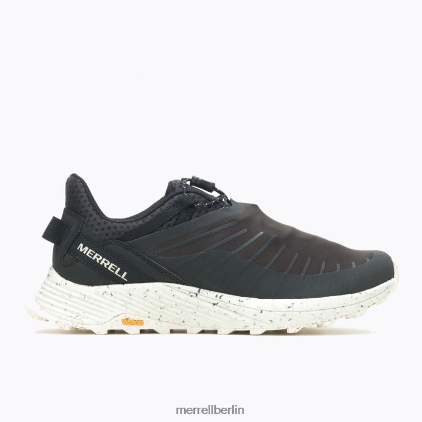Frauen Merrell Schwarz Einschiffen-Spitzenschild-Sneaker Schuhe PTTR4P539