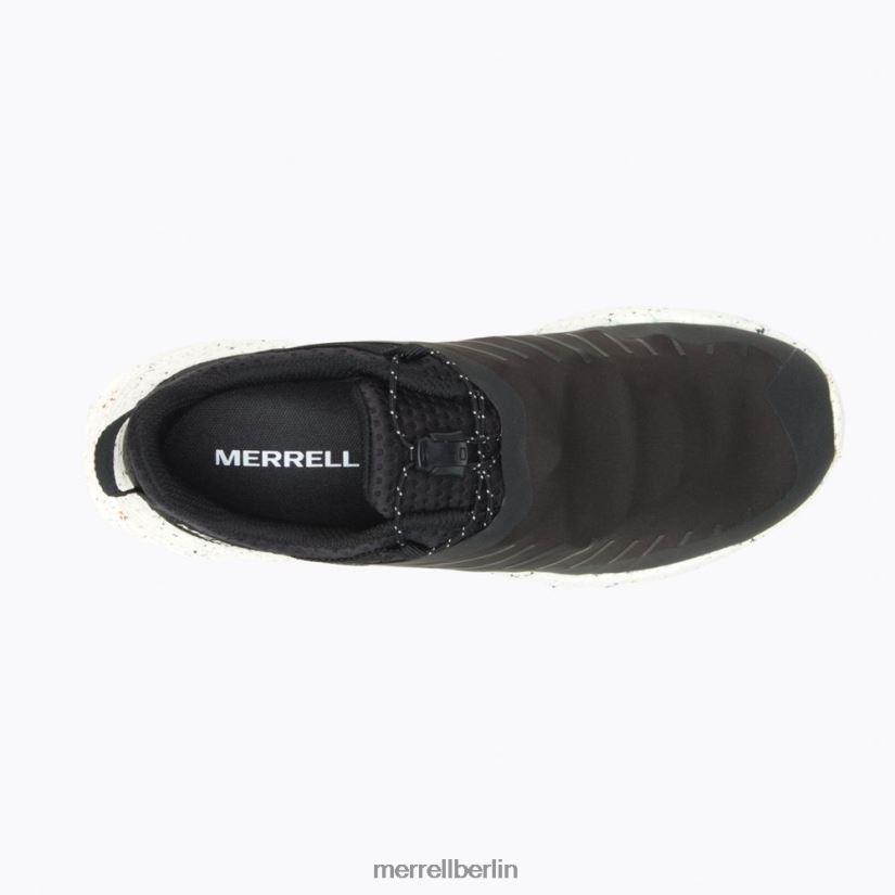 Frauen Merrell Schwarz Einschiffen-Spitzenschild-Sneaker Schuhe PTTR4P539