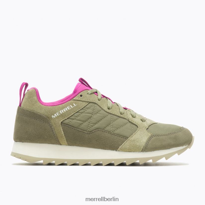 Frauen Merrell oliv/fuchsia Alpin-Sneaker Schuhe PTTR4P852