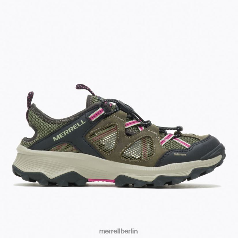 Frauen Merrell Flechte Speed ​​Strike Ledersieb Schuhe PTTR4P979