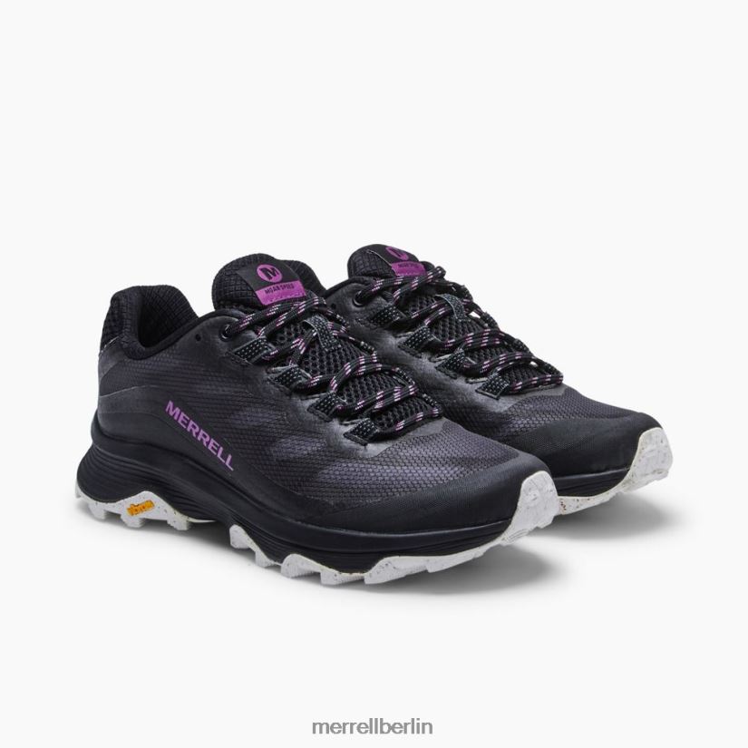 Frauen Merrell Schwarz Moab-Geschwindigkeit Schuhe PTTR4P816