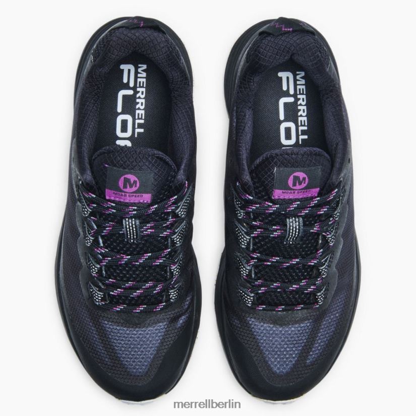 Frauen Merrell Schwarz Moab-Geschwindigkeit Schuhe PTTR4P816