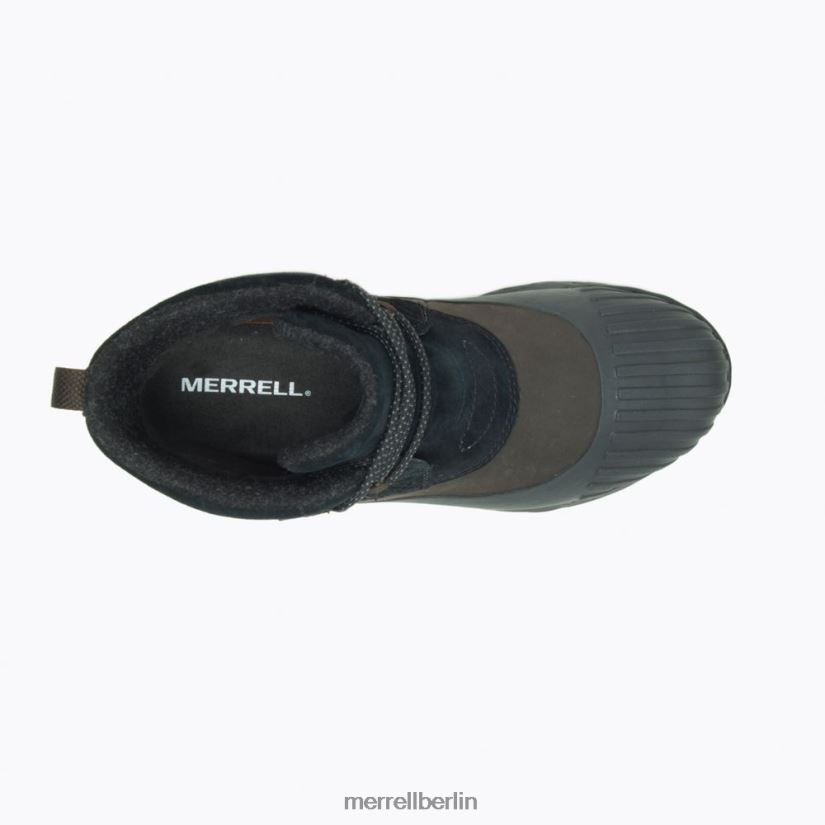 Frauen Merrell Schwarz Sirene 4 Thermo halb wasserdicht große Breite Schuhe PTTR4P1072