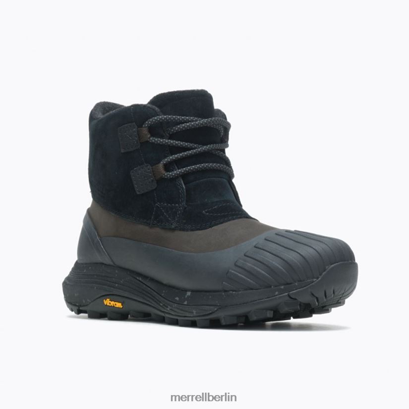 Frauen Merrell Schwarz Sirene 4 Thermo halb wasserdicht große Breite Schuhe PTTR4P1072