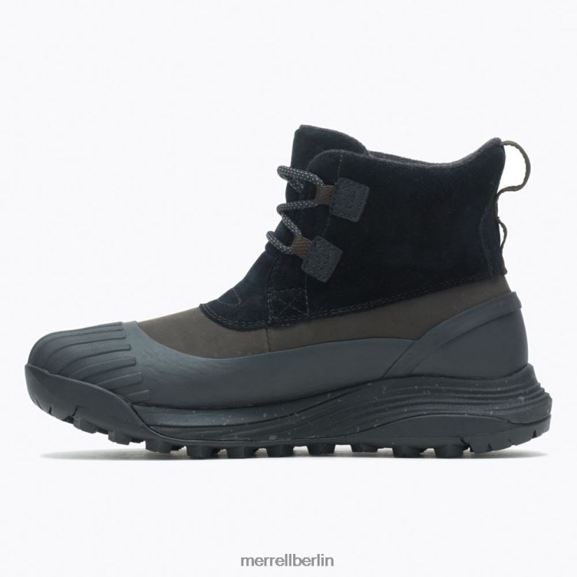 Frauen Merrell Schwarz Sirene 4 Thermo halb wasserdicht große Breite Schuhe PTTR4P1072