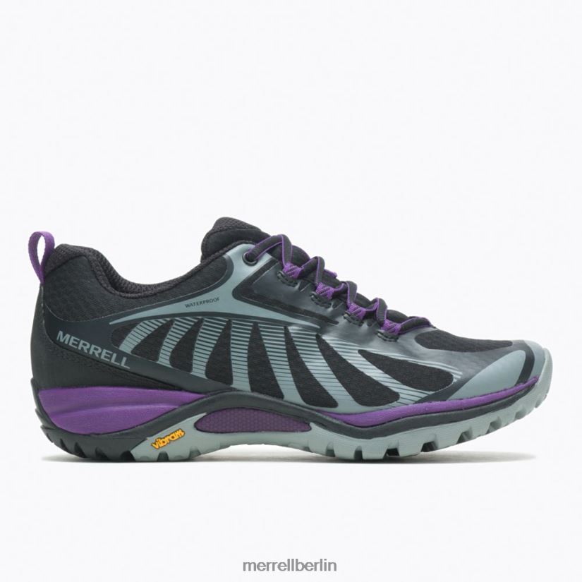 Frauen Merrell Schwarz Sirene Edge 3 wasserdicht Schuhe PTTR4P1063