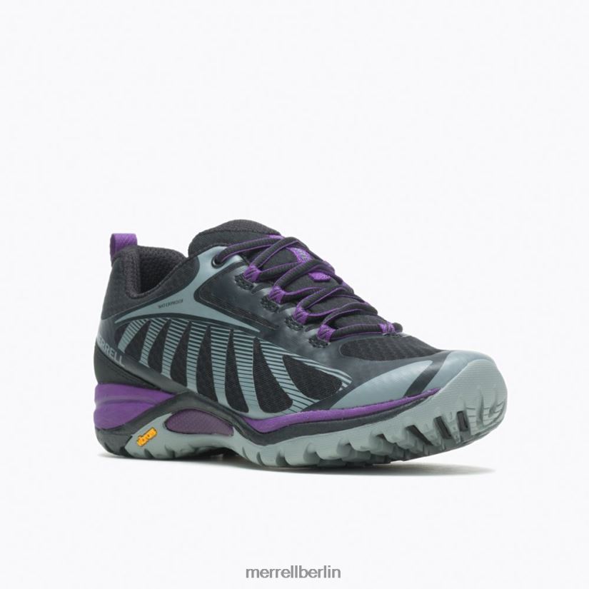 Frauen Merrell Schwarz Sirene Edge 3 wasserdicht Schuhe PTTR4P1063