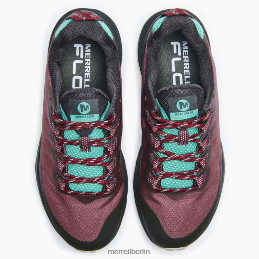 Frauen Merrell Wurzelholz Moab-Geschwindigkeit Schuhe PTTR4P817