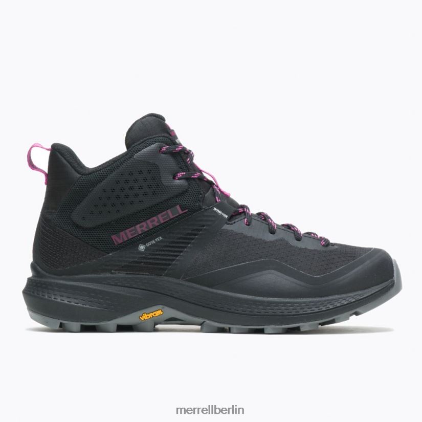 Frauen Merrell schwarz/fuchsia mqm 3 mittleres Gore-Tex Schuhe PTTR4P1165