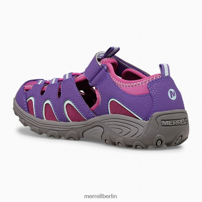 Kinder Merrell Beere Hydro-H2O-Wandersandale Schuhe PTTR4P1496