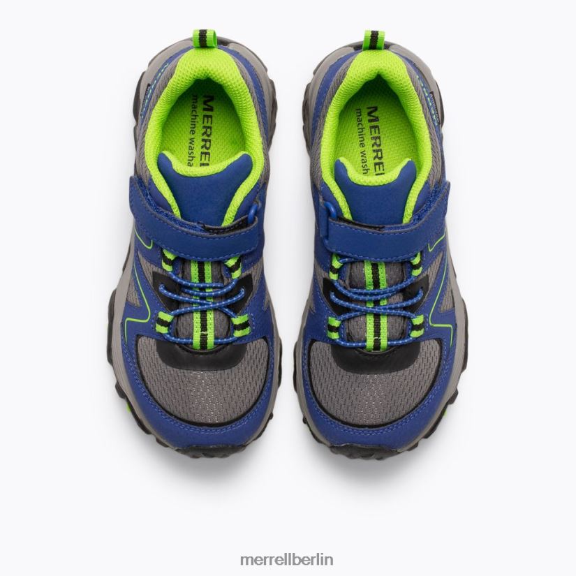 Kinder Merrell Blau Grün Trail-Quest Schuhe PTTR4P1350