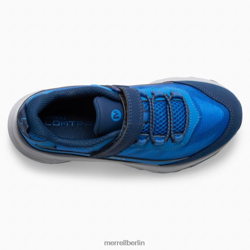 Kinder Merrell Blau Moab Speed ​​Low A/C wasserdicht Schuhe PTTR4P1363