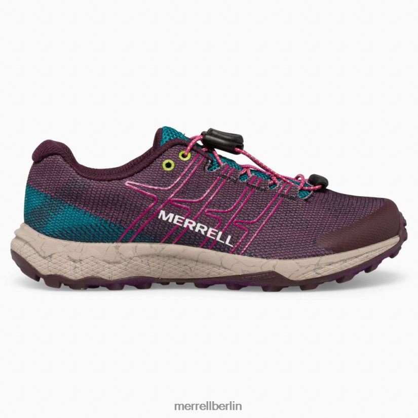 Kinder Merrell Burgund Moab-Flug mit niedriger Klimaanlage Schuhe PTTR4P1391