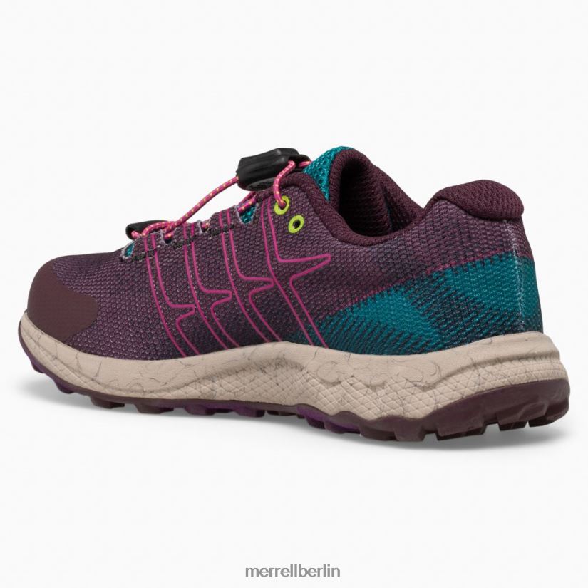Kinder Merrell Burgund Moab-Flug mit niedriger Klimaanlage Schuhe PTTR4P1391