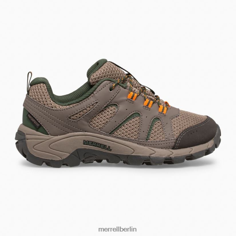 Kinder Merrell Felsblock Wasserdichter Oakcreek Low Lace-Sneaker Schuhe PTTR4P1448