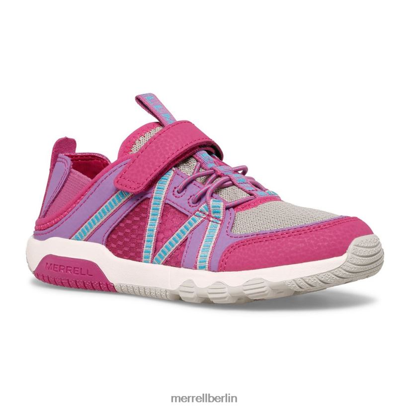 Kinder Merrell Fuchsia/Türkis Hydro-Free-Roam-Sandale Schuhe PTTR4P1498
