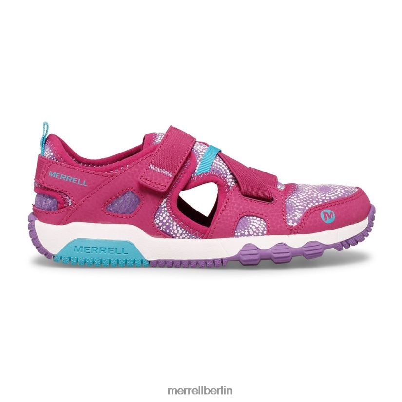 Kinder Merrell Fuchsie Hydro Free Roam Chroma Monarch Sandale Schuhe PTTR4P1504