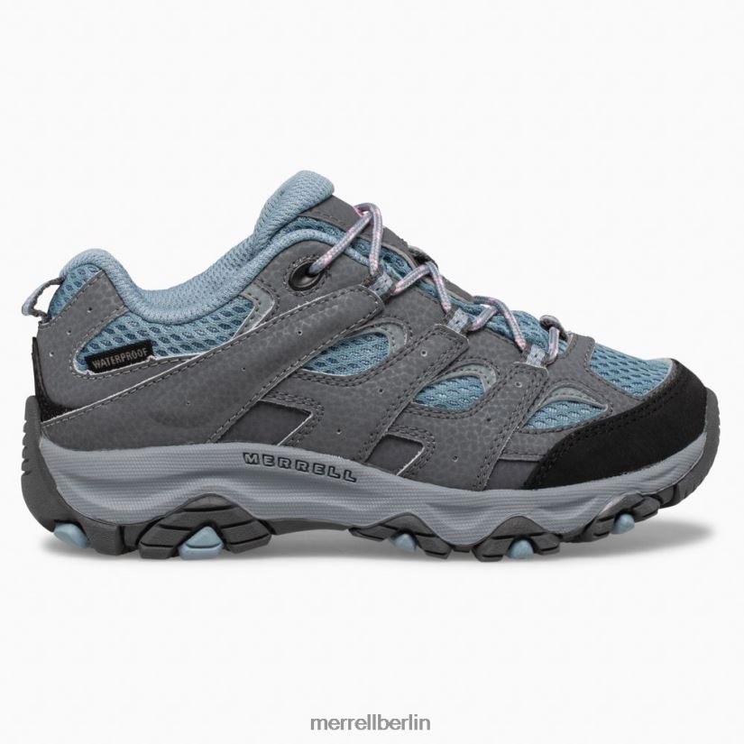 Kinder Merrell Höhe Moab 3 Low Lace wasserdichter Sneaker Schuhe PTTR4P1477
