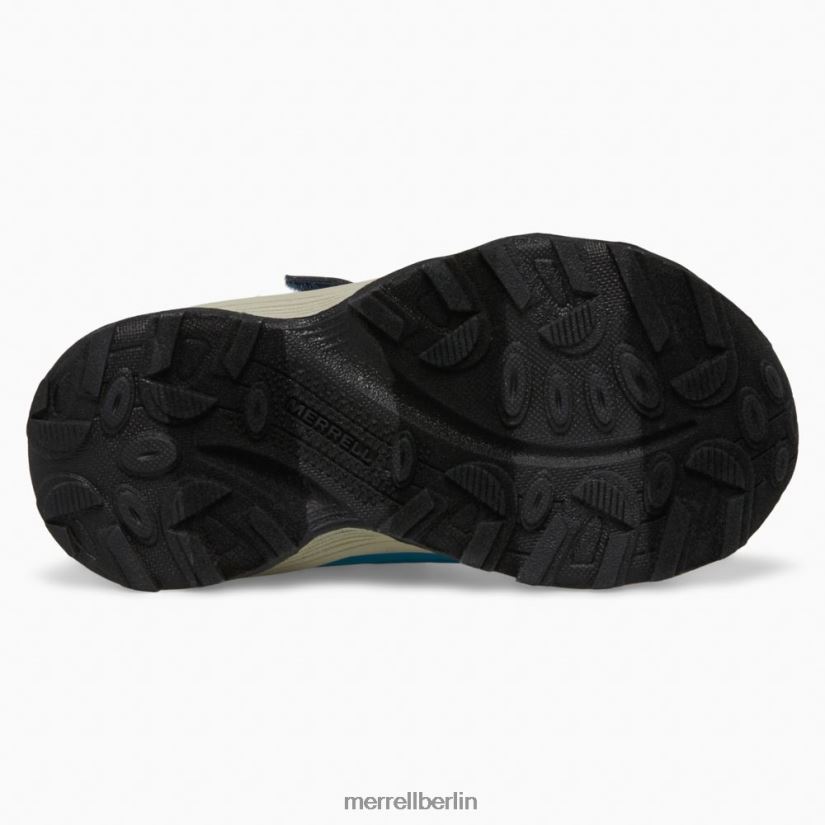 Kinder Merrell Marine/Hi, nämlich Moab Speed ​​Low A/C Jr. wasserdichter Sneaker Schuhe PTTR4P1368