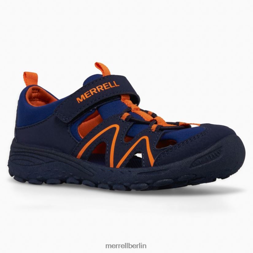 Kinder Merrell Marine/Orange Hydro-Explorer Schuhe PTTR4P1410